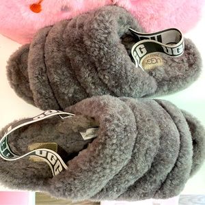 Grey Ugg Slippers $95